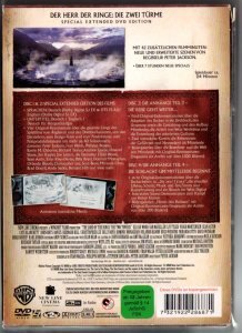 HERR der RINGE Die ZWEI TÜRME - The LORD of The RINGS The TWO TOWERS - SPECIAL EXTENDED VERSION - 4DVD BOXSET 2.EL TR ALTYAZI YOKTUR