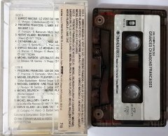 UNE COMPILATION DES GRANDES CHANSONS FRANCAISES (1990) TOPKAPI CASSETTE MADE IN TURKEY ''USED''