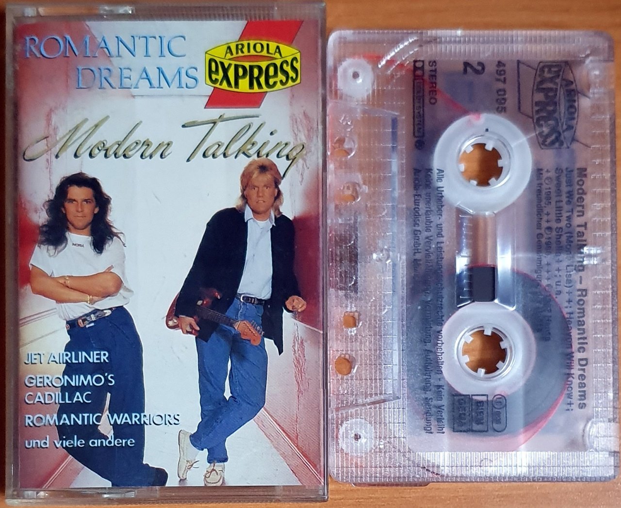 MODERN TALKING - ROMANTIC DREAMS (1988) - KASET MADE IN GERMANY / ARIOLA EXPRESS 2.EL