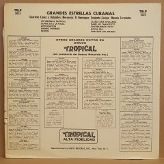 GRANDES ESTRALLAS CUBANAS - VARIOUS ARTISTS CUBA MUSIC  - LP 2.EL PLAK
