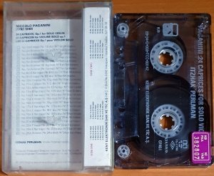 PAGANINI: 24 CAPRICES FOR SOLO PIANO / ITZHAK PERLMAN - KASET 2.EL