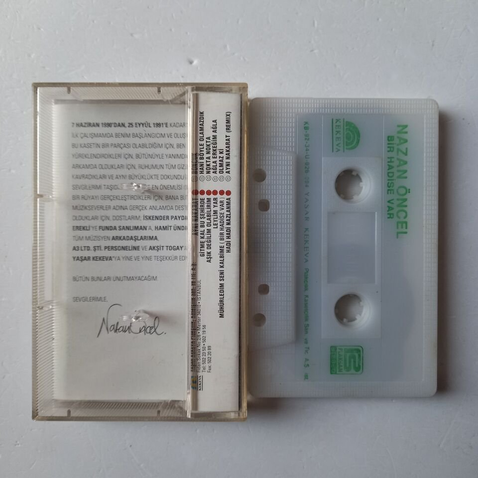 NAZAN ÖNCEL - BİR HADİSE VAR (1992) - KASET 2.EL