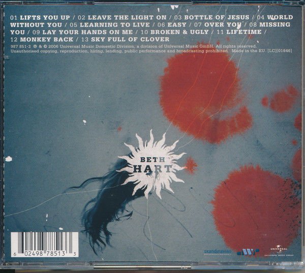 BETH HART – LEAVE THE LIGHT ON (2003) - CD 2006 REISSUE SIFIR