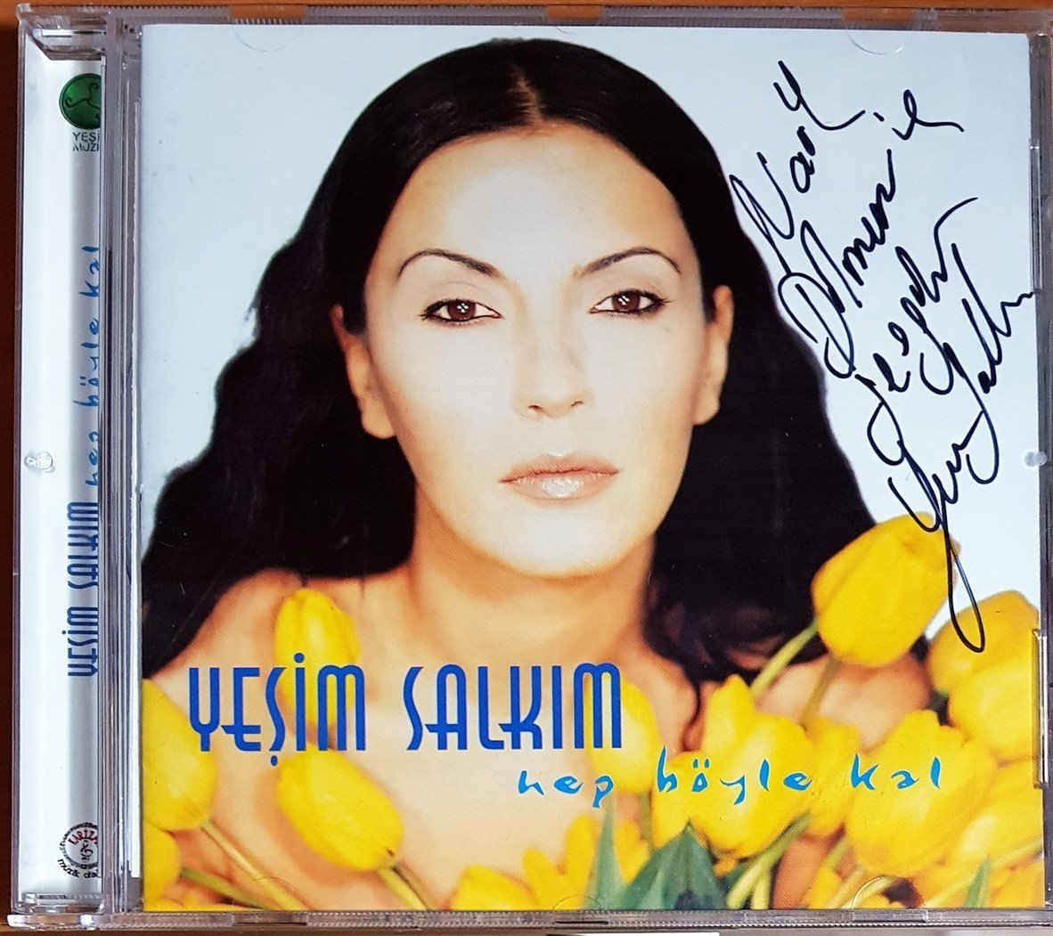 YEŞİM SALKIM - HEP BÖYLE KAL (2000) YEŞİL MÜZİK / POSTER+CD 2.EL