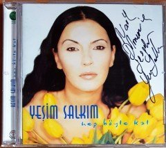 YEŞİM SALKIM - HEP BÖYLE KAL (2000) YEŞİL MÜZİK / POSTER+CD 2.EL