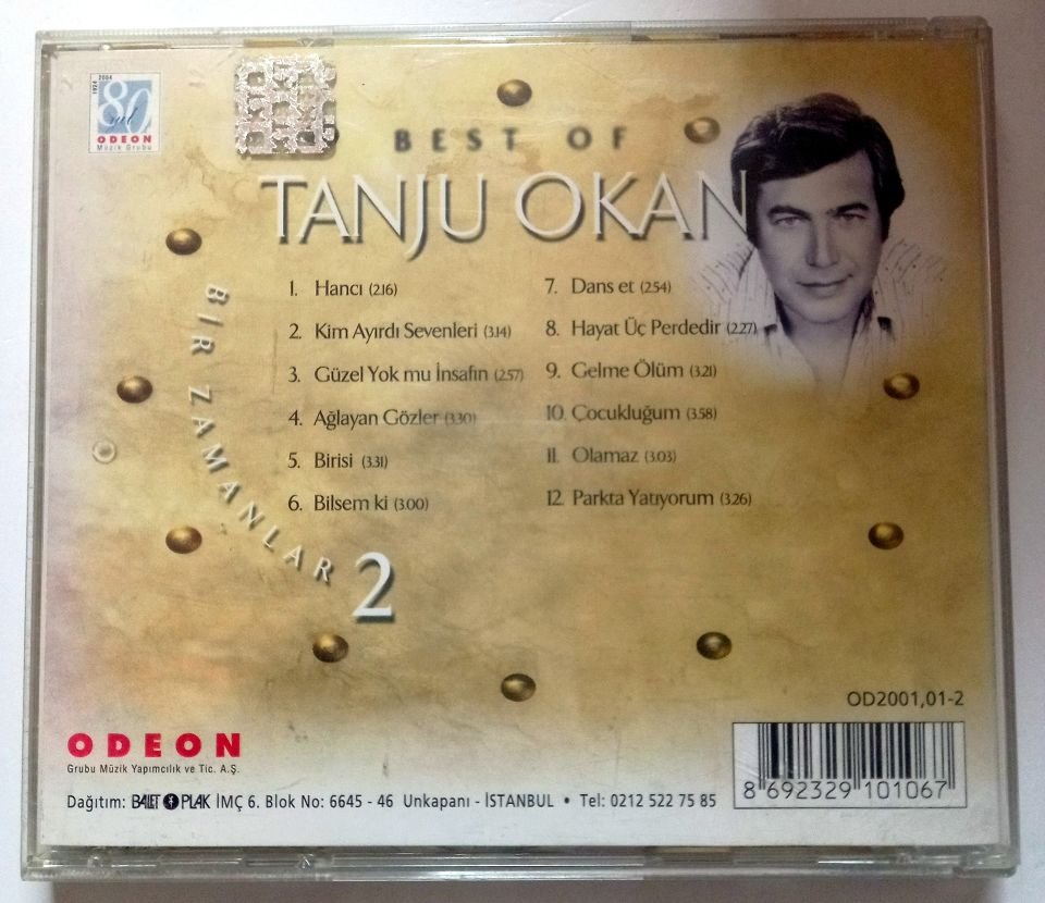 TANJU OKAN – BİR ZAMANLAR 2 (1999) - CD 2.EL