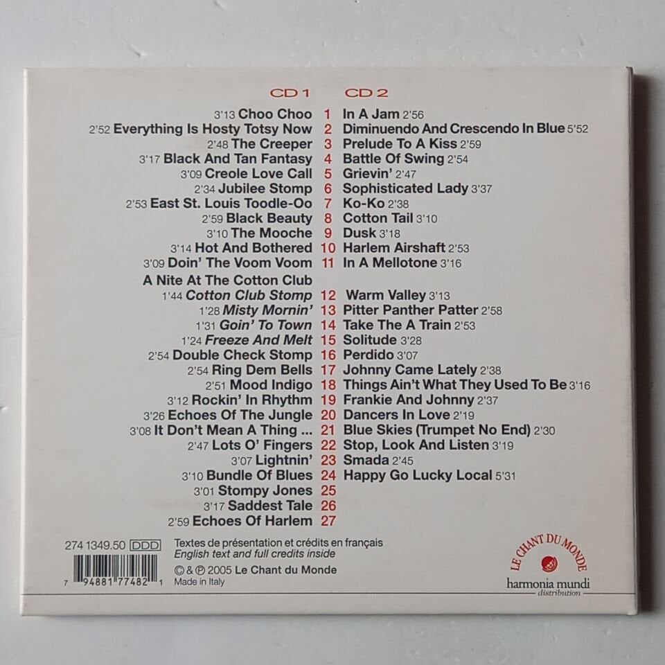 DUKE ELLINGTON – BLACK BEAUTY (2005) - 2CD 2.EL