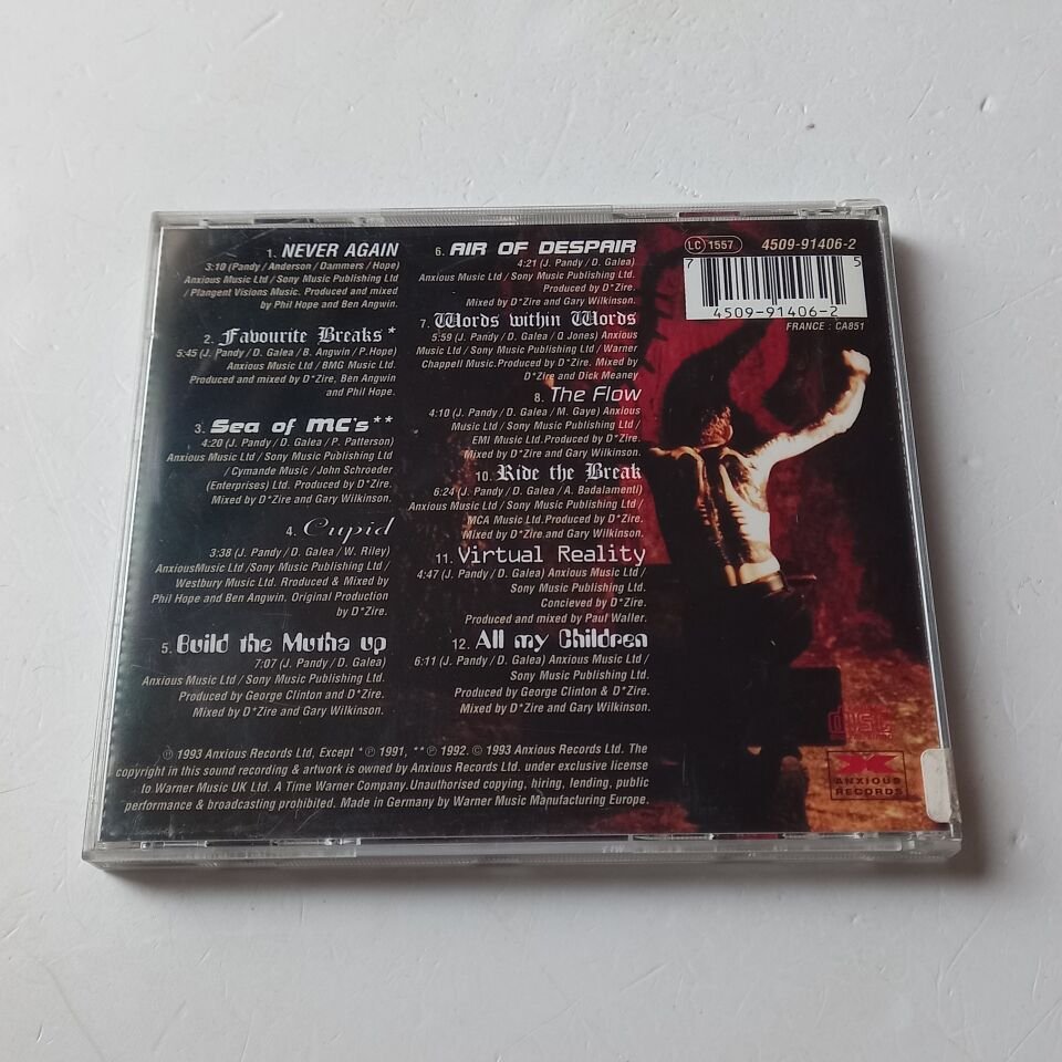 JC-001 & D-ZIRE – RIDE THE BREAK (1993) - CD 2.EL