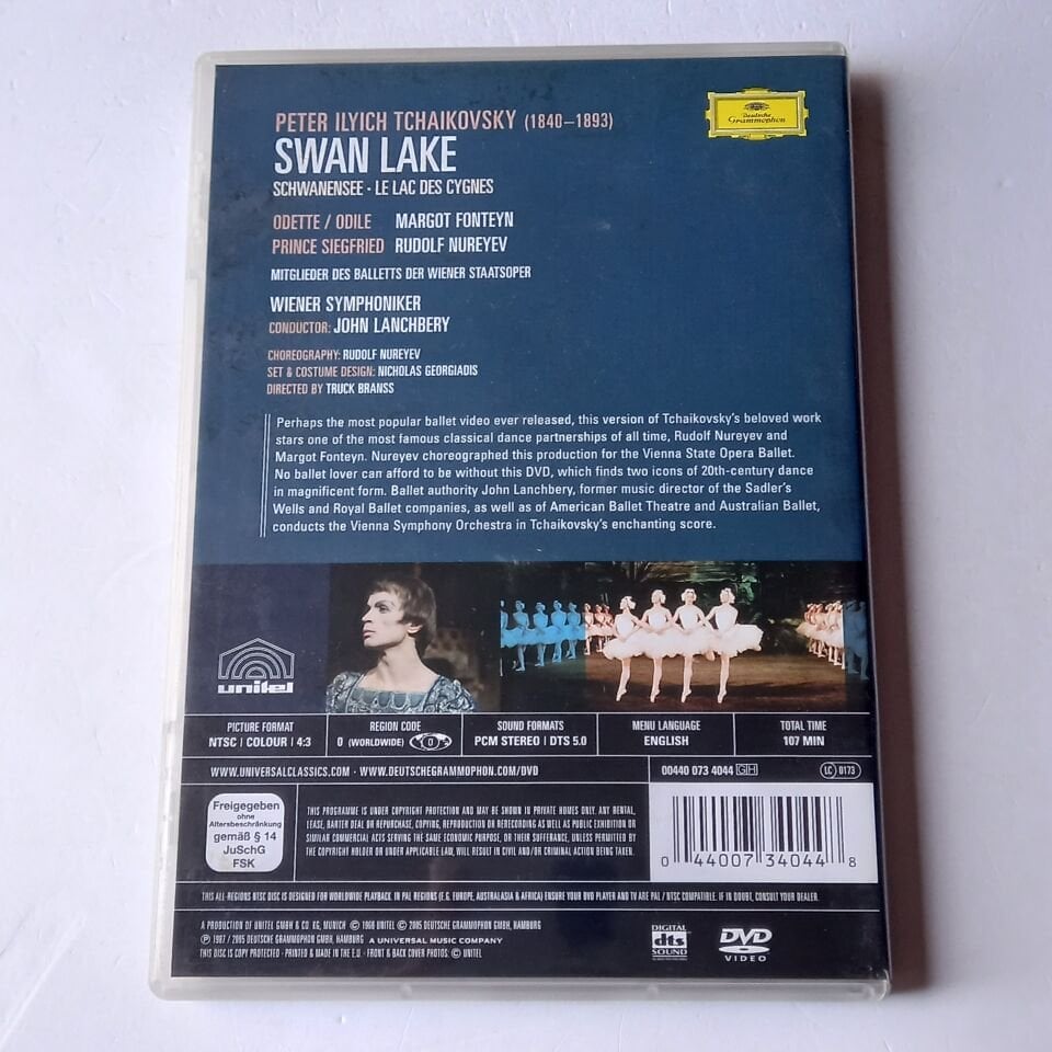 TCHAIKOVSKY - SWAN LAKE - FONTEYN, NUREYEV - DVD 2.EL