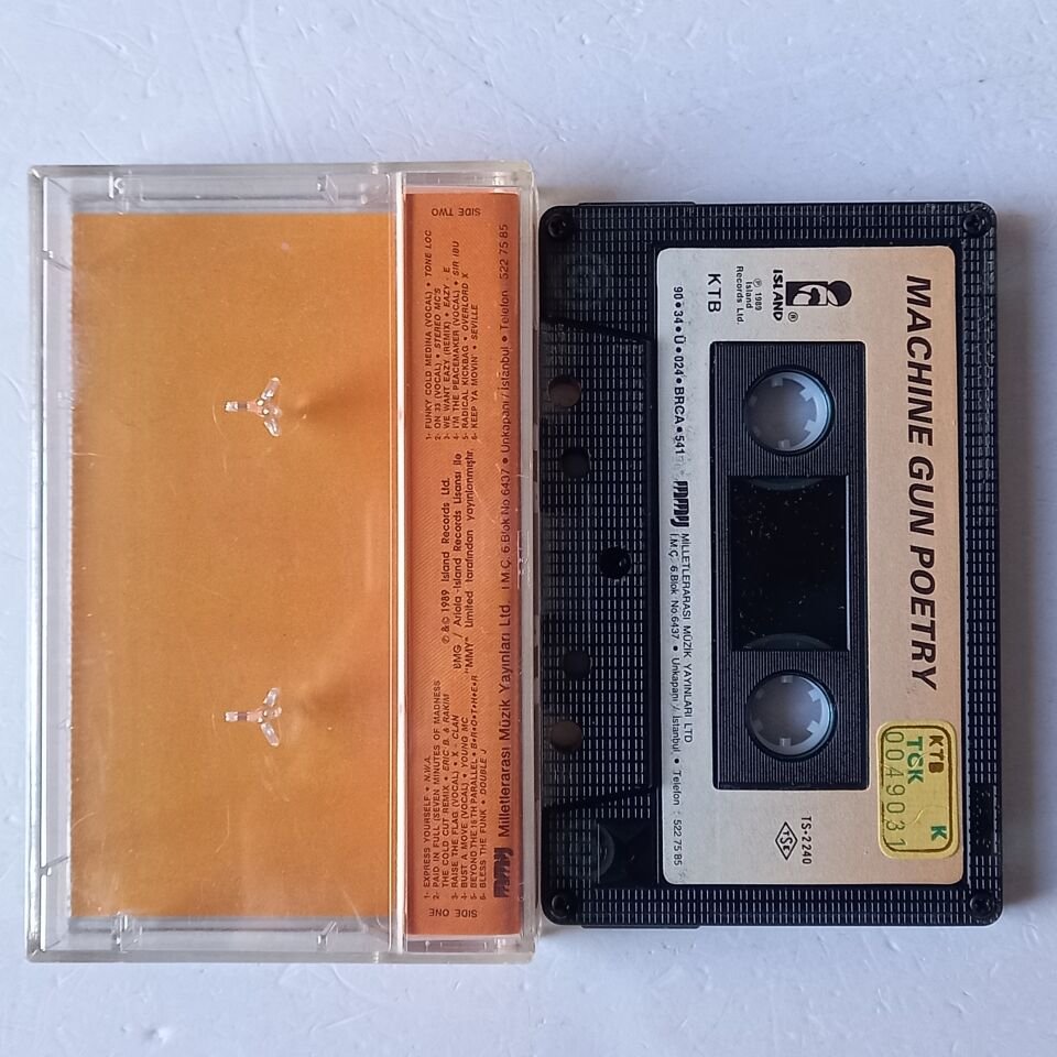 VARIUS ARTIST - MACHINE GUN POETRY / ADVENTURES IN THE UNDERGROUND (1990) - KASET 2.EL