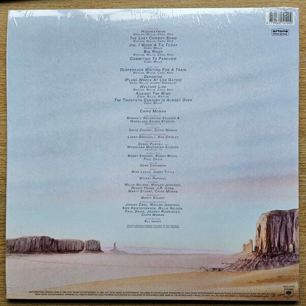 HIGHWAYMAN (WAYLON JENNINGS, JOHNNY CASH, WILLIE NELSON, KRIS KRISTOFFERSON) - HIGHWAYMAN (1985) - LP 2026 EDITION SIFIR PLAK