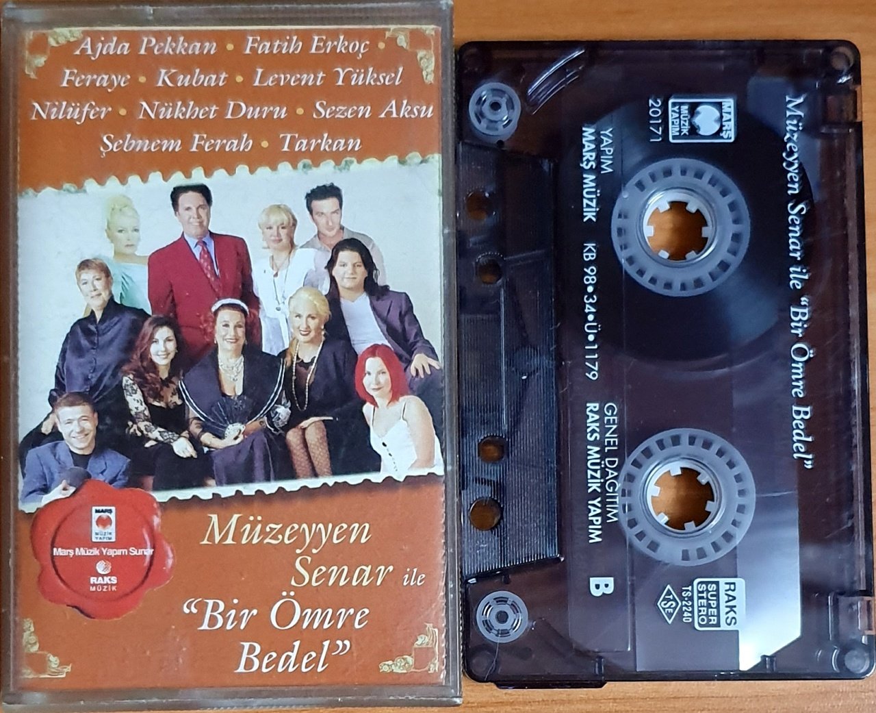 MÜZEYYEN SENAR - BİR ÖMRE BEDEL (1998) - KASET RAKS 2.EL