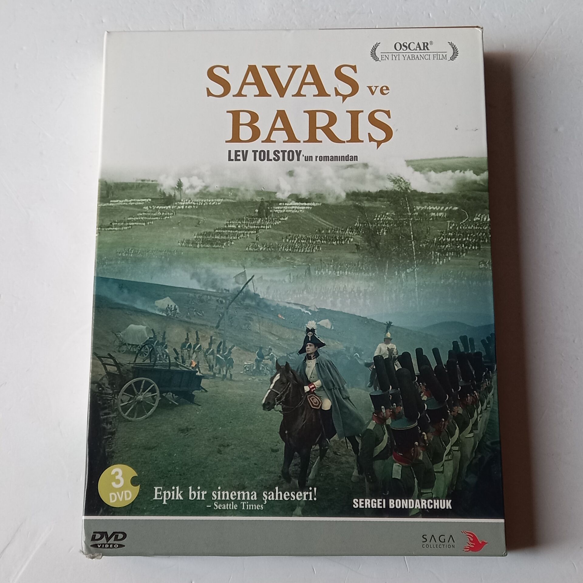 SAVAŞ VE BARIŞ - SERGEI BONDARCHUK - DVD 2.EL