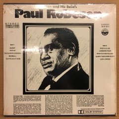 PAUL ROBESON - A MAN AND HIS BELIEFS SIFIR PLAK