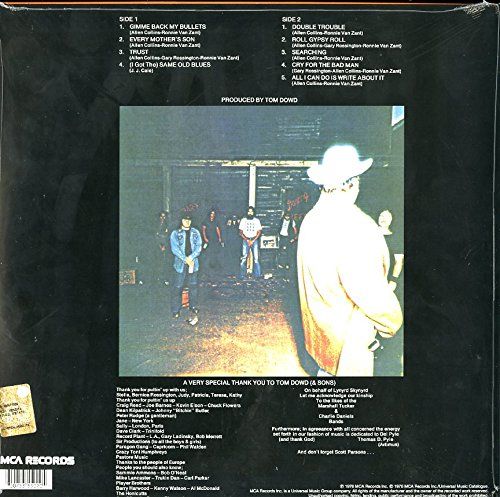 LYNYRD SKYNYRD - GIMME BACK MY BULLETS (1976) - LP SIFIR PLAK