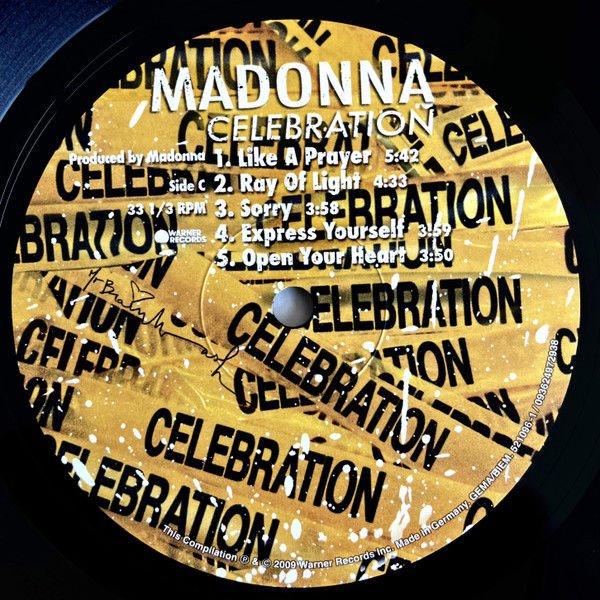 MADONNA - CELEBRATION THE ULTIMATE HITS - 4LP 2024 SIFIR PLAK
