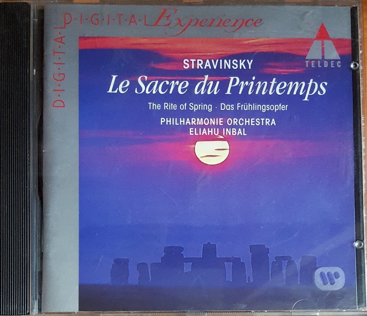 STRAVINSKY - LE SACRE DU PRINTEMPS / THE RITE OF SPRING / PHILHARMONIE ORCHESTRA, ELIAHU INBAL (1993) TELDEC CD 2.EL