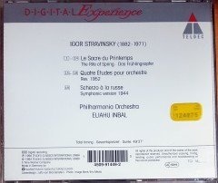 STRAVINSKY - LE SACRE DU PRINTEMPS / THE RITE OF SPRING / PHILHARMONIE ORCHESTRA, ELIAHU INBAL (1993) TELDEC CD 2.EL