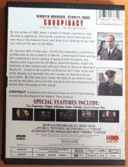 CONSPIRACY - KENNETH BRANAGH - SNAPCASE DVD 2.EL TR ALTYAZI YOKTUR 1. BÖLGE