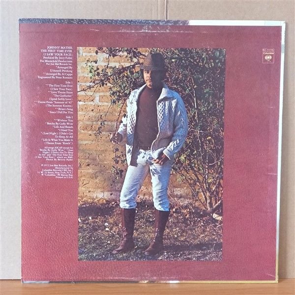 JOHNNY MATHIS – THE FIRST TIME EVER [I SAW YOUR FACE] (1972) - LP 2.EL PLAK