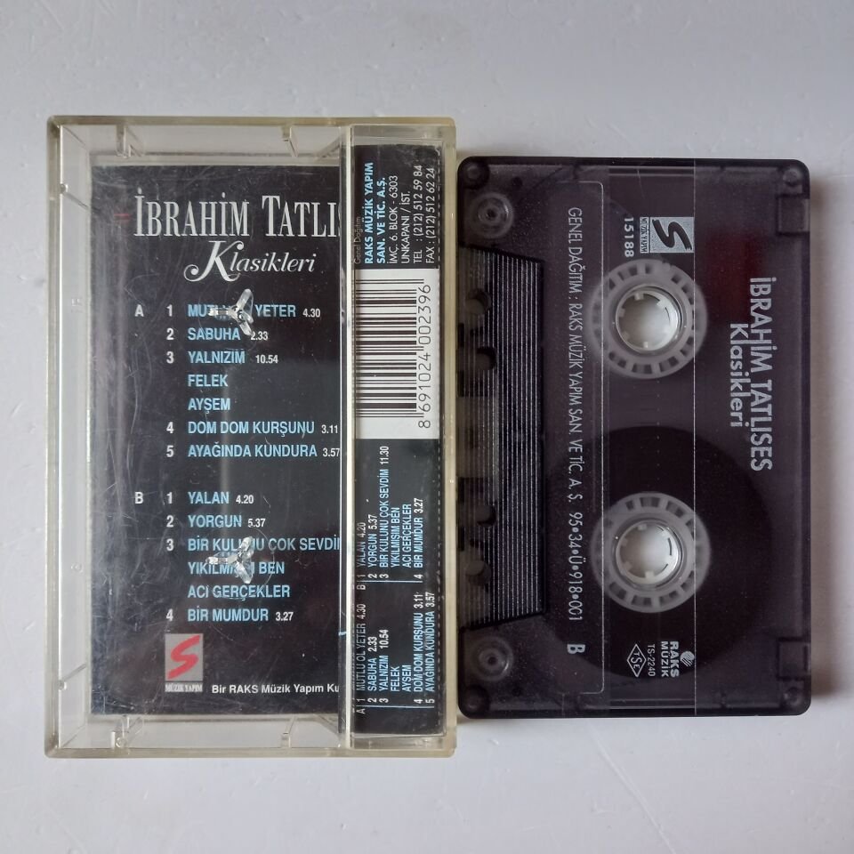 İBRAHİM TATLISES - KLASİKLERİ (1995) - KASET 2.EL