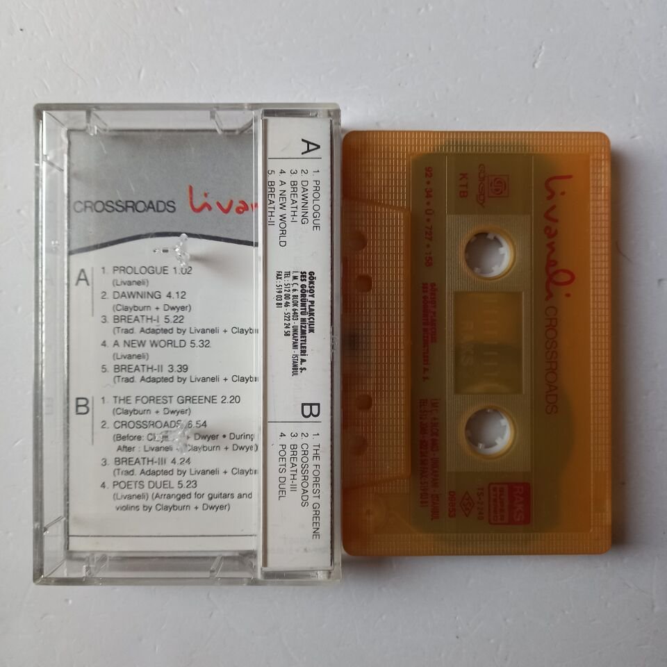 ZÜLFÜ LİVANELİ - CROSSROADS / SEÇMELER 8 (1992) - KASET 2.EL