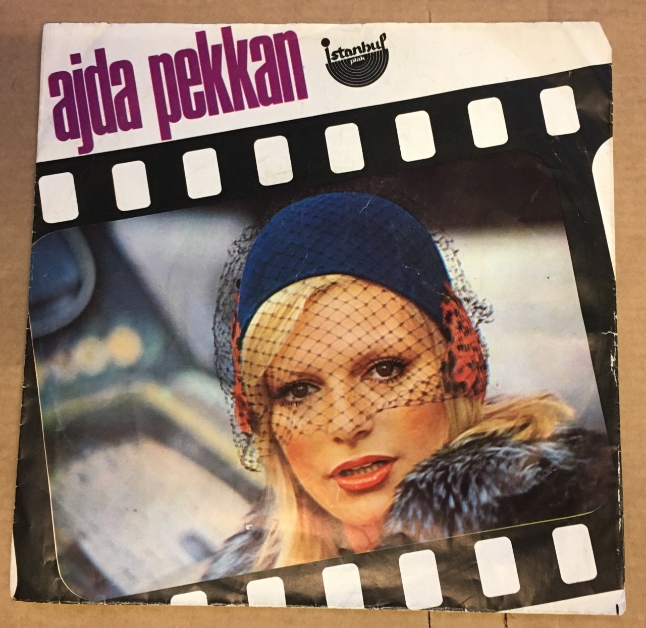 AJDA PEKKAN İSTANBUL PLAK 45LİK KAPAĞI DİKKAT SADECE KAPAKTIR