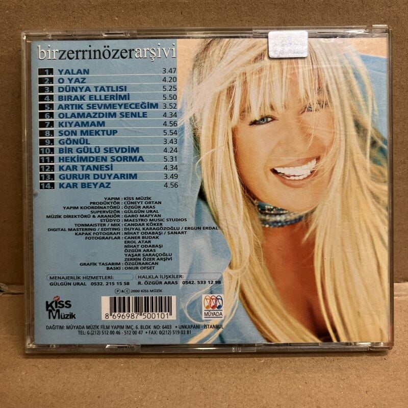 ZERRİN ÖZER - BİR ZERRİN ÖZER ARŞİVİ (2000) - CD 2.EL