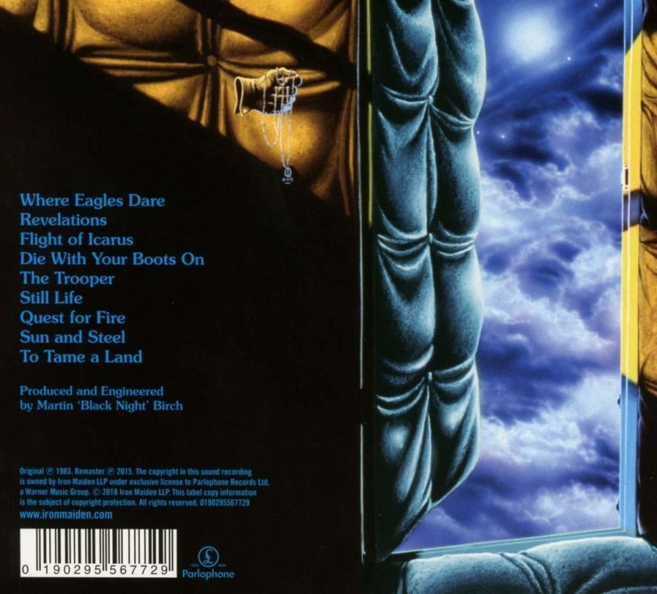 IRON MAIDEN - PIECE OF MIND (1984) - CD 2018 EDITION DIGIPAK AMBALAJINDA SIFIR