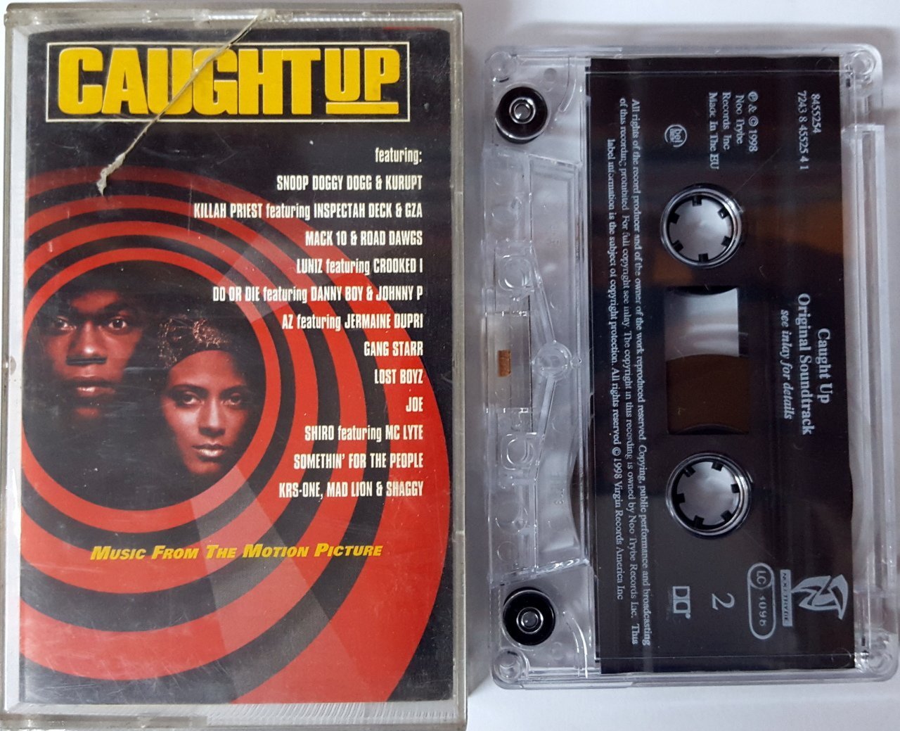 CAUGHT UP SOUNDTRACK (1998) CASSETTE MADE IN EU ''USED''