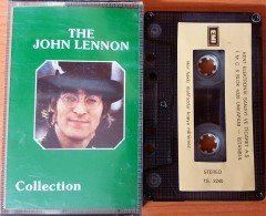 JOHN LENNON - THE JOHN LENNON COLLECTION 1980'S RARE KENT CASSETTE MADE IN TURKEY ''USED'' PAPER LABEL