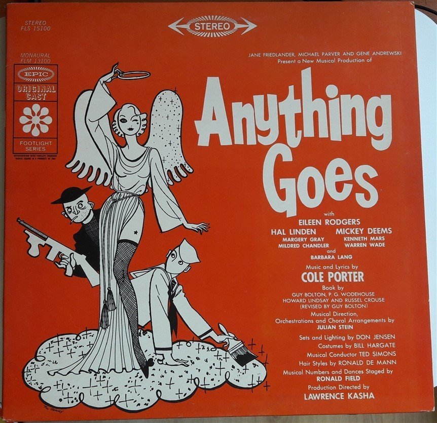 ANYTHING GOES COLE PORTER ORIGINAL CAST - 2.EL PLAK