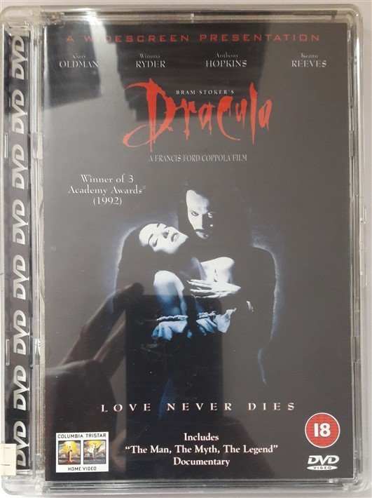 DRACULA - GARY OLDMAN - WINONA RYDER - ANTHONY HOPKINS - KEANU REEVES - FRANCIS FORD COPPOLA - JEWELCASE DVD 2.EL (BRAM STOKER)