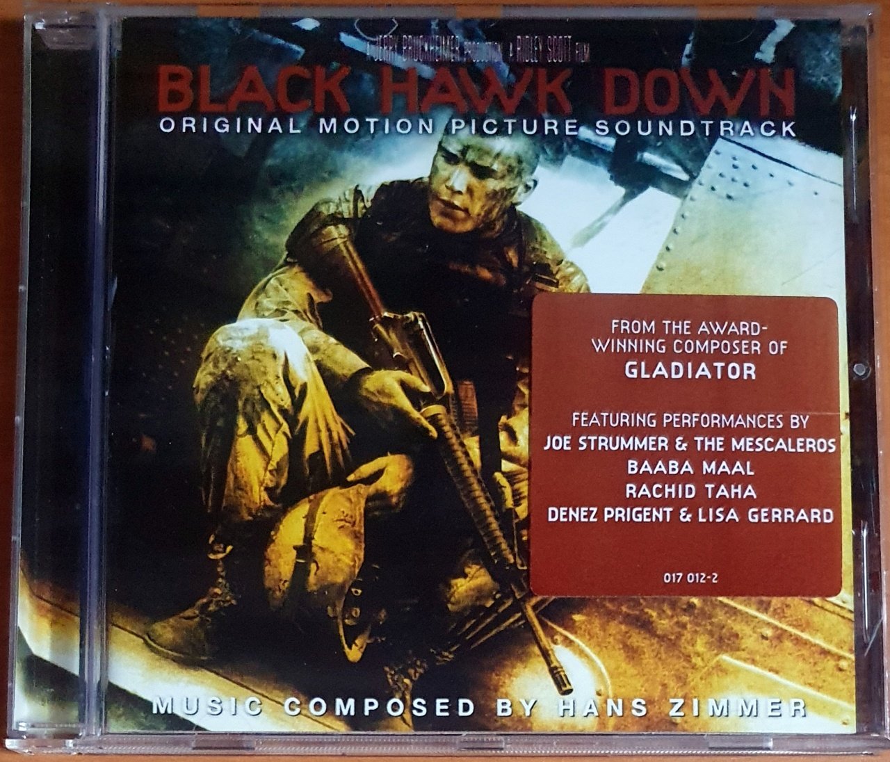 BLACK HAWK DOWN SOUNDTRACK / HANS ZIMMER, JOE STRUMMER, BABA MAAL, RACHID TAHA (2001) - CD 2.EL
