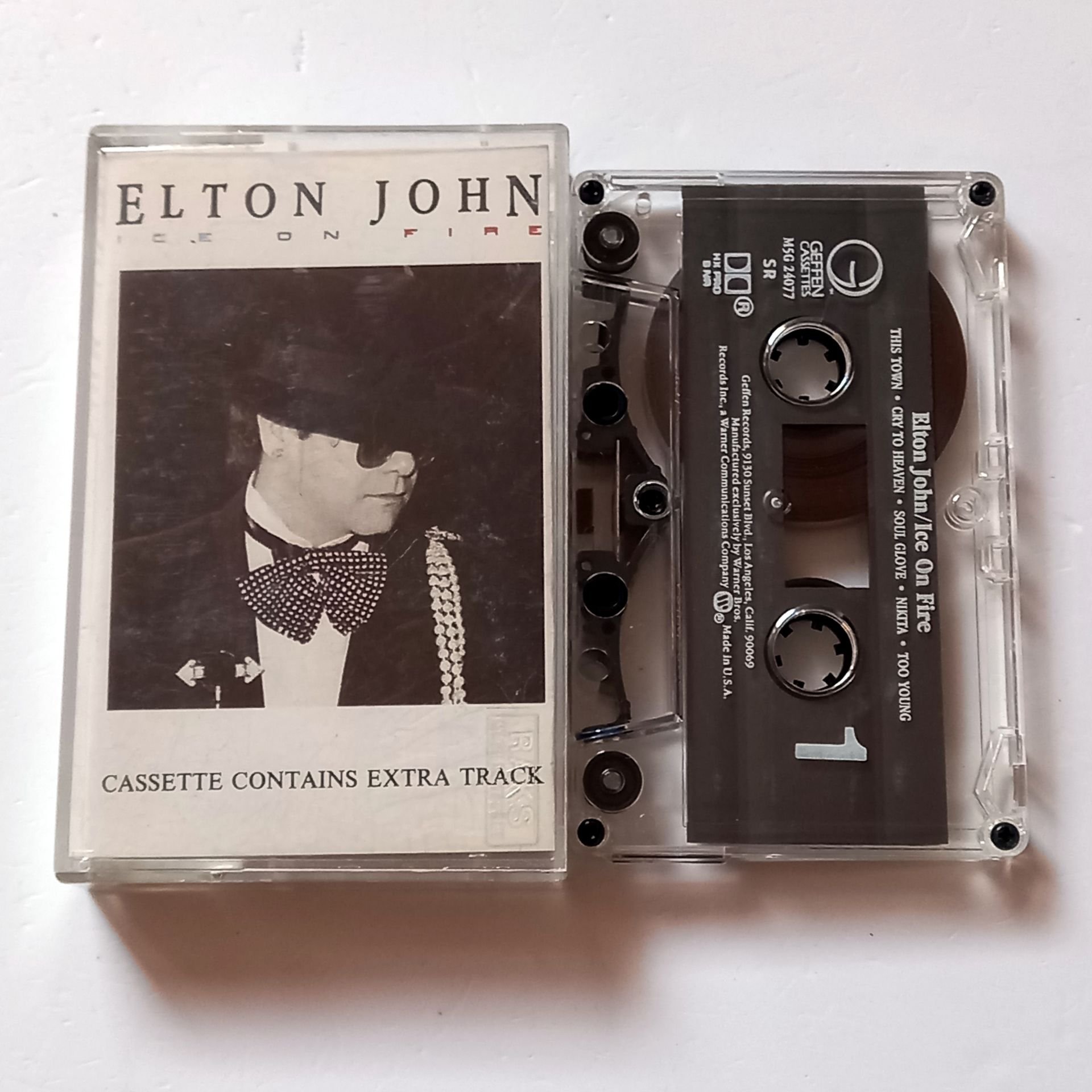ELTON JOHN - ICE ON FIRE (1985) - KASET MADE IN USA 2.EL