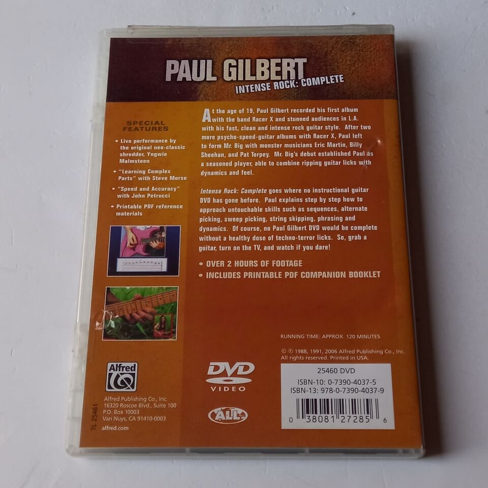 PAUL GILBERT - INTENSE ROCK: COMPLETE - DVD 2.EL