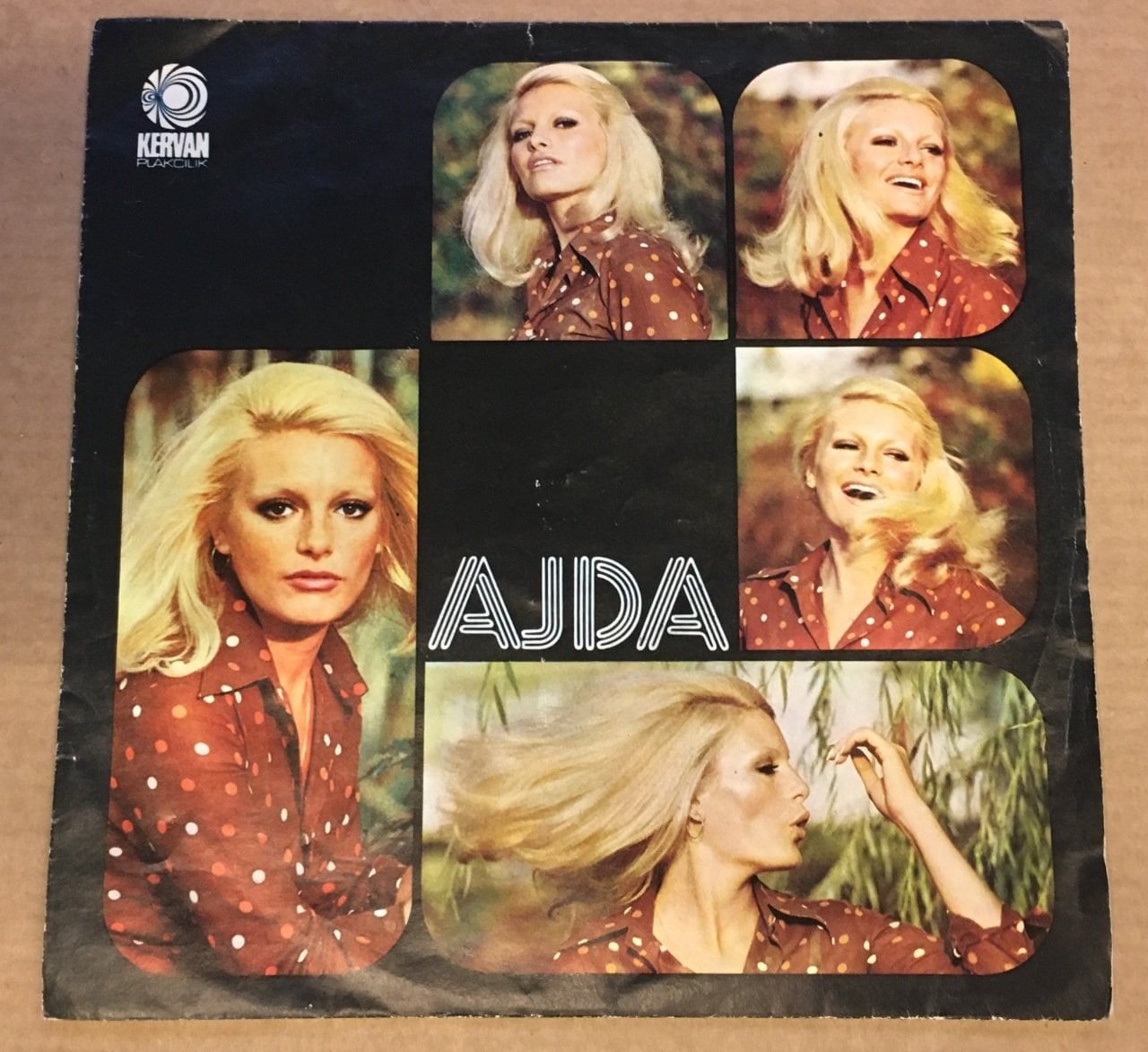 AJDA PEKKAN KERVAN PLAK 45LİK KAPAĞI DİKKAT SADECE KAPAKTIR