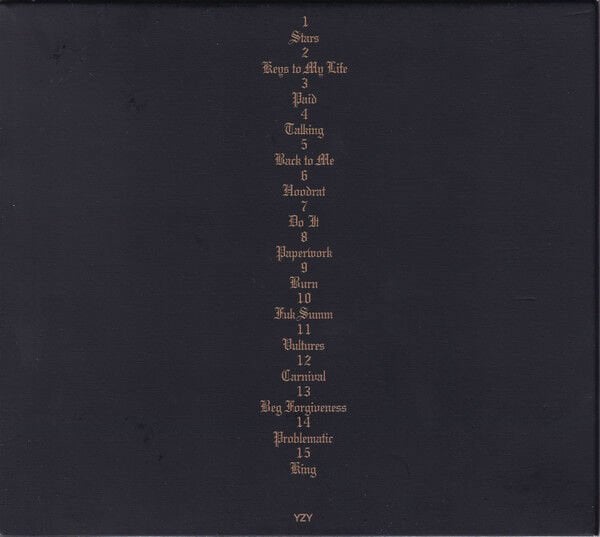 ¥$, KANYE WEST, TY DOLLA $IGN – VULTURES 1 (2024) - CD DIGIPAK AMBALAJINDA SIFIR