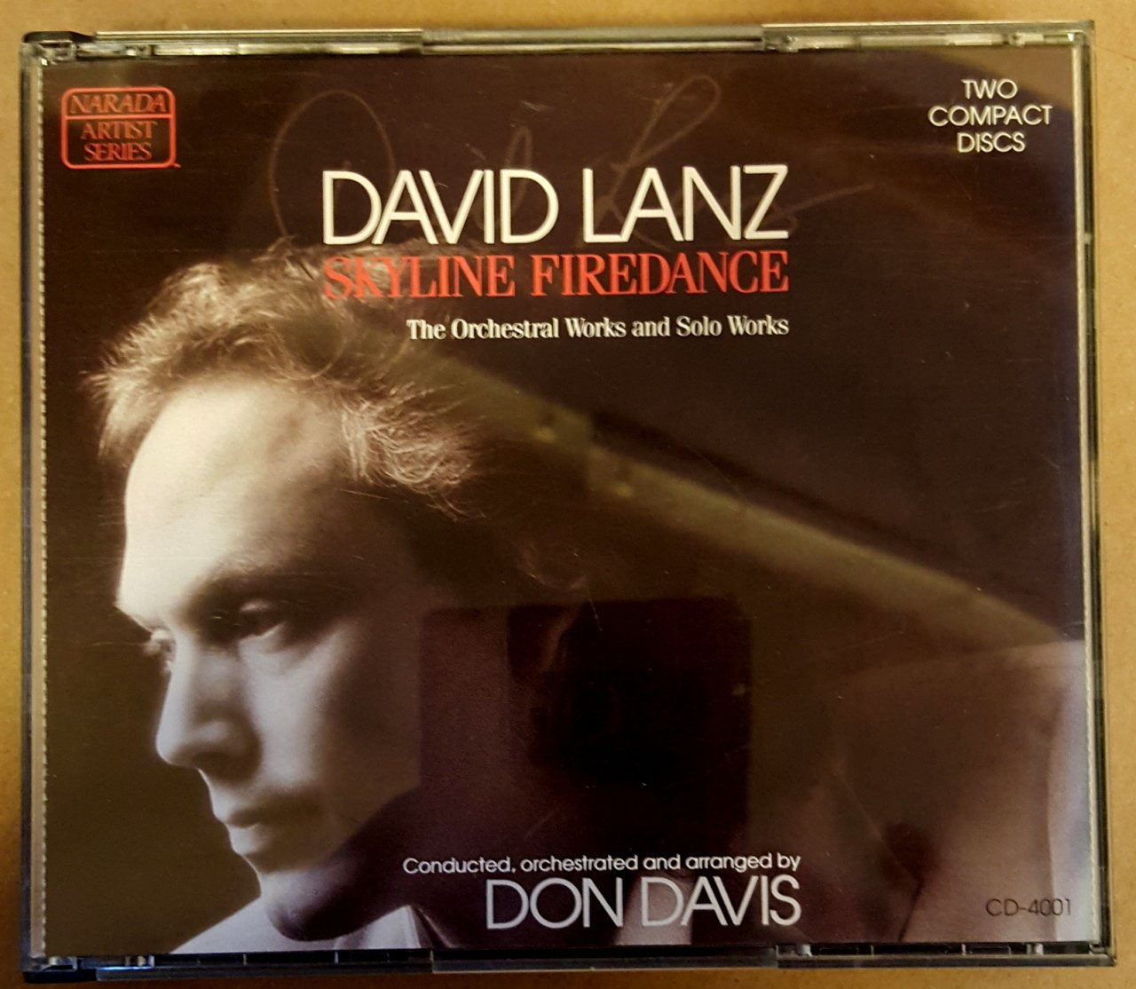 DAVID LANZ SKYLINE FIREDANCE (1990) ORCHESTRAL & SOLO WORKS 2CD NARADA 2.EL