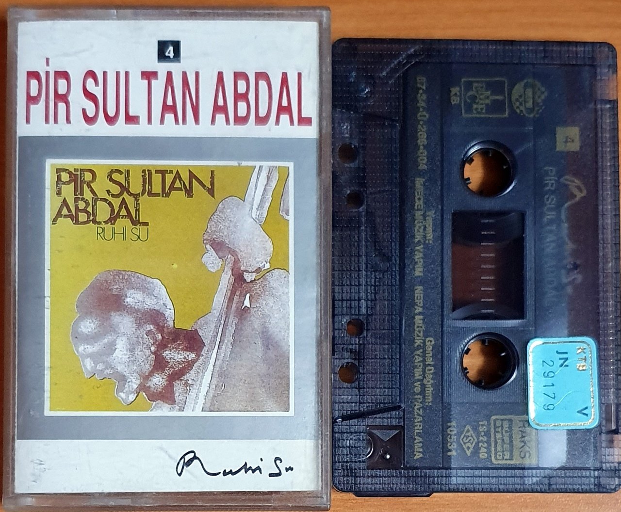 RUHİ SU - PİR SULTAN ABDAL - KASET İMECE MÜZİK 2.EL