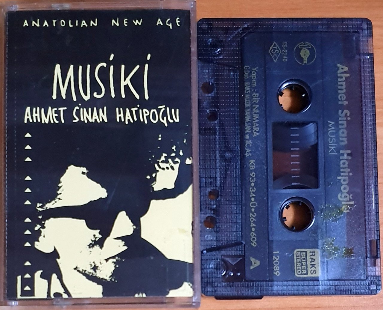 AHMET SİNAN HATİPOĞLU - MUSİKİ / ANATOLIAN NEW AGE (1993) - KASET 1 NUMARA 2.EL