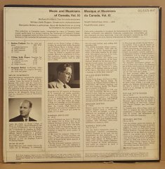 MUSIC AND MUSICIANS OF CANADA - VOL 11 BARBRA PENTLAND / WILLIAM KEITH ROGERS / BENJAMIN BRITTEN - LP 2.EL PLAK