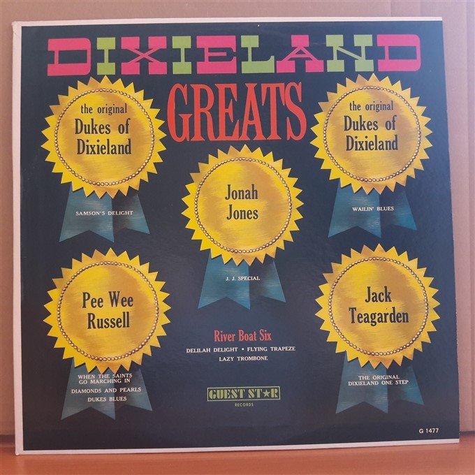 DIXILAND GREATS, JONAH JONES, PEE WEE RUSSELL, JACK TEAGARDEN - LP 2.EL PLAK