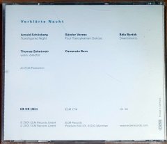 THOMAS ZEHETMAIR / CAMERATA BERN - VERKLARTE NACHT / SCHONBERG, VERES, BARTOK (2001) - CD ECM RECORDS 2.EL