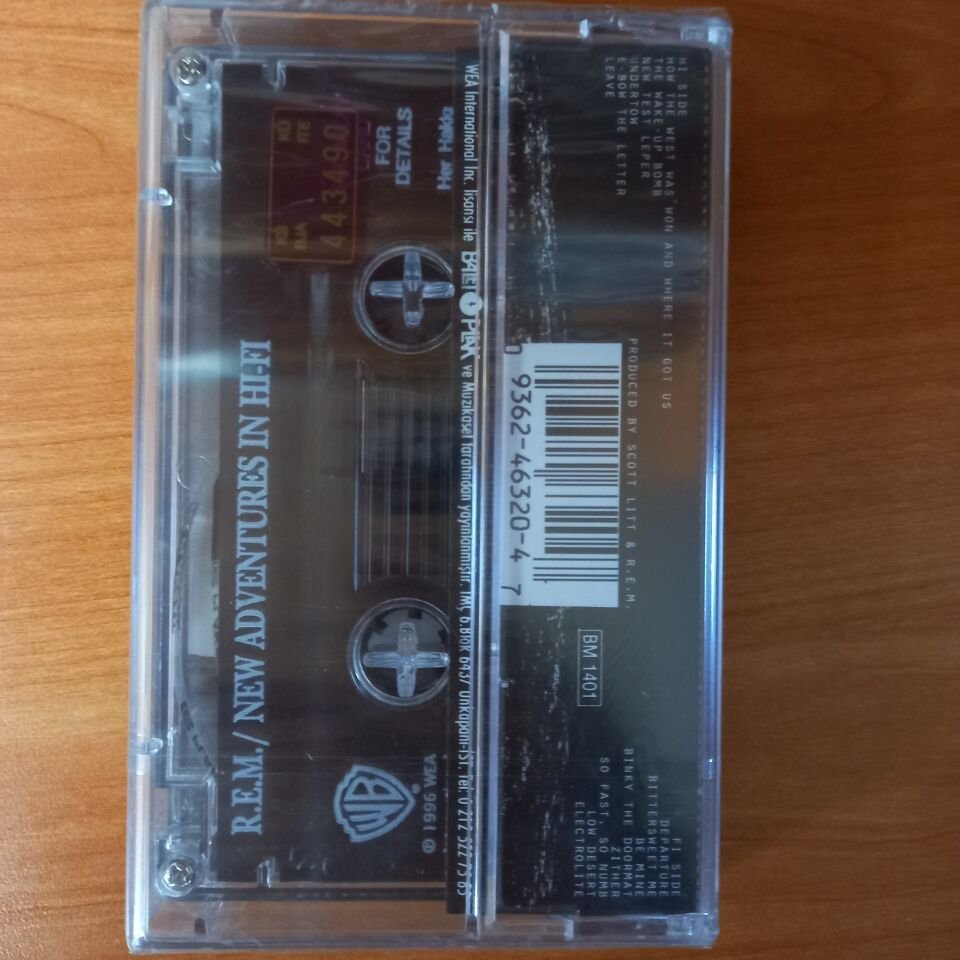 R.E.M. - NEW ADVENTURES IN HI-FI (1996) - KASET SIFIR