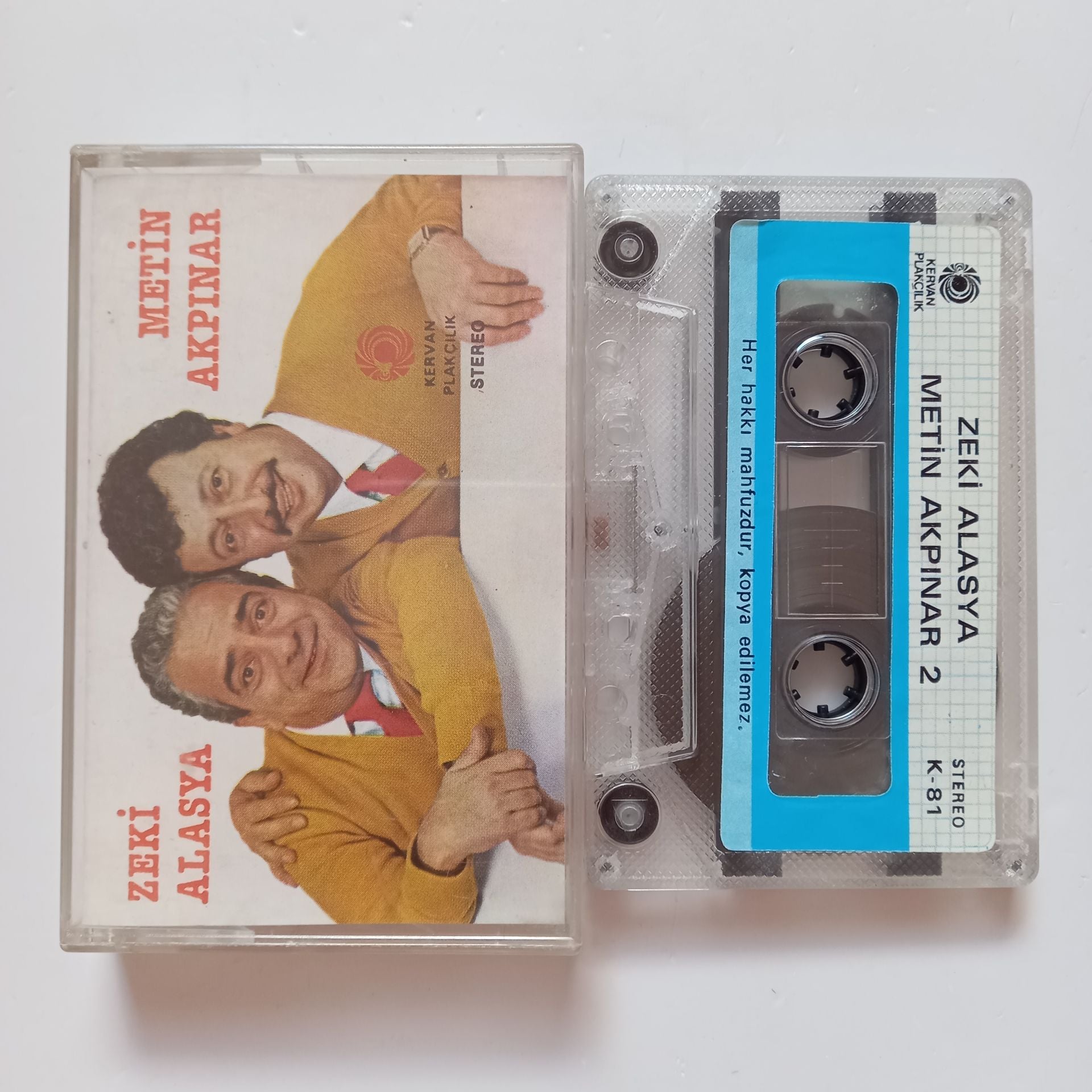 ZEKİ ALASYA, METİN AKPINAR - ZEKİ ALASYA, METİN AKPINAR 2 - KASET 2.EL