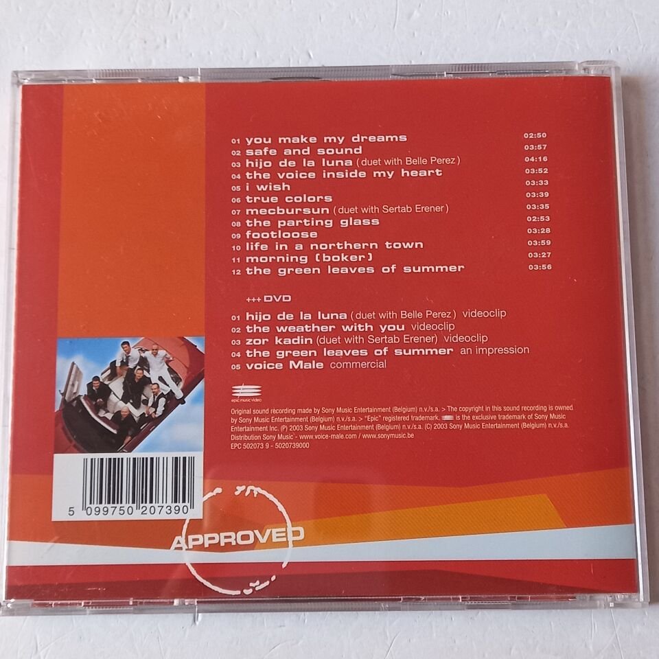 VOICE MALE – APPROVED (2003) - CD + DVD 2.EL