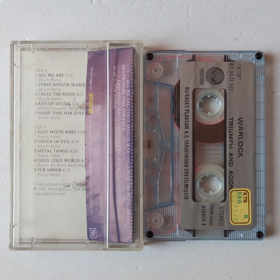 WARLOCK - TRIUMPH AND AGONY (1987) - KASET 2.EL