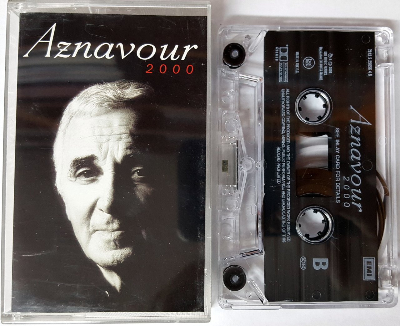 CHARLES AZNAVOUR - 2000 CASSETTE MADE IN EU ''USED''