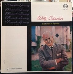 I REMEMBER GERMANY VOLUME 7 WILLY SCHNEIDER - SINGT LIEDER IM VOLKSTON - PLAK 2.EL